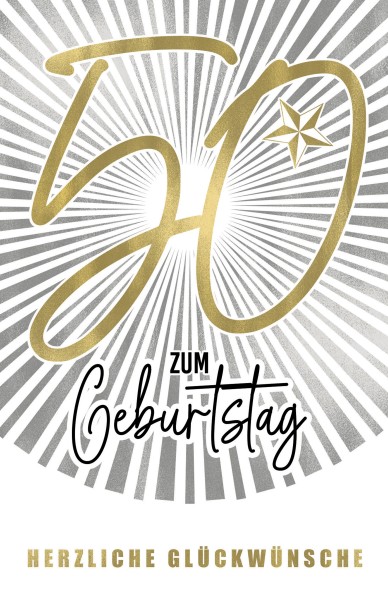 Zahlengeburtstag 50er