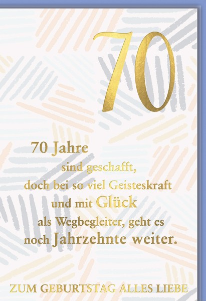 Zahlengeburtstag 70er