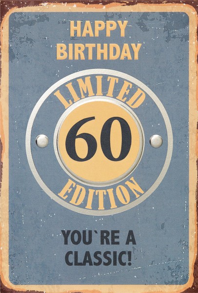 Zahlengeburtstag 60er