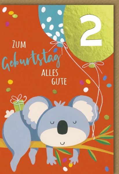 Zahlengeburtstag Kinder - 2er