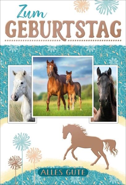 Geburtstag - Pferd