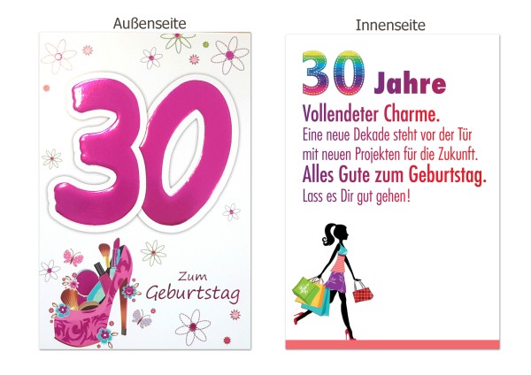 Zahlengeburtstag 30er