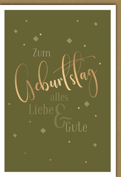 Geburtstag - Schrift