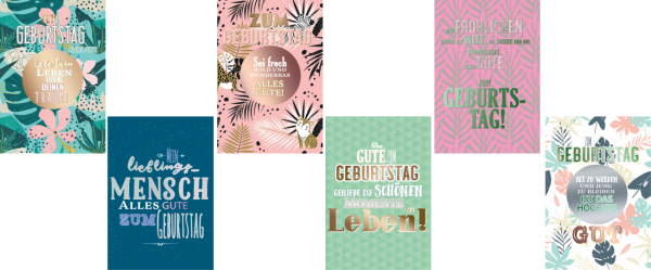 Serie Geburtstag - Spruch