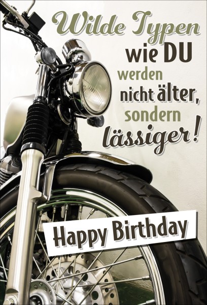 Geburtstag - Motorrad