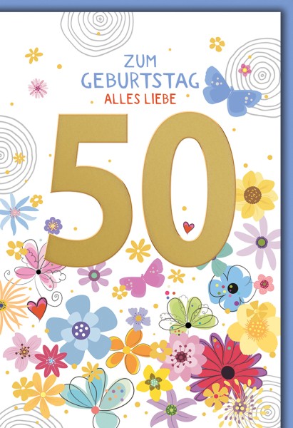 Zahlengeburtstag 50er