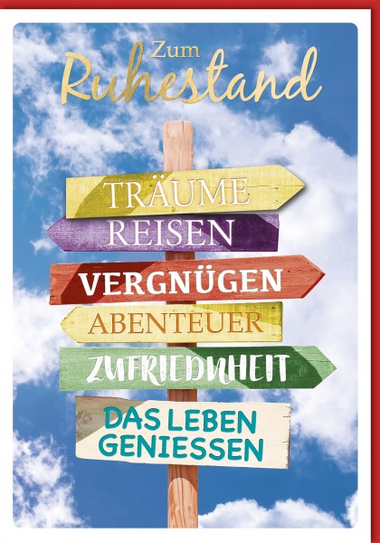 Ruhestand A4 - Format