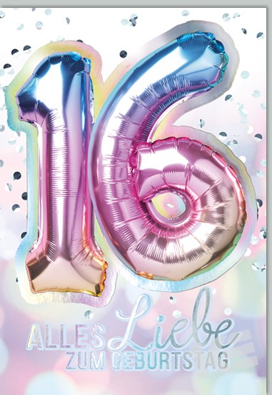 Zahlengeburtstag 16er