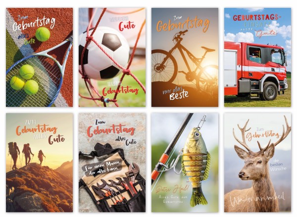 Kassette 16er - Geburtstag Hobby