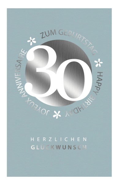 Zahlengeburtstag 30er
