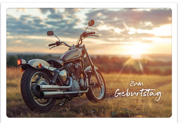 Geburtstag - Motorrad
