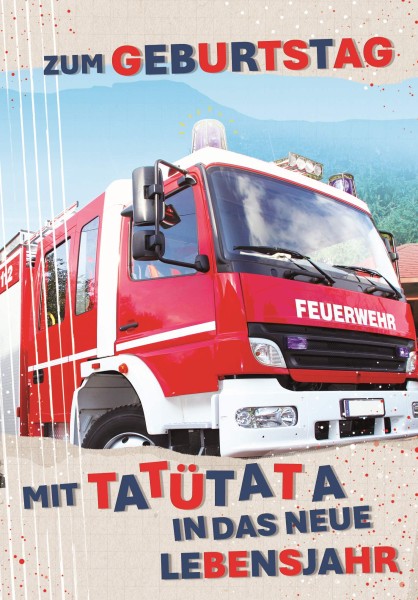 Geburtstag - Feuerwehr