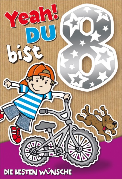 Zahlengeburtstag Kinder - 8er