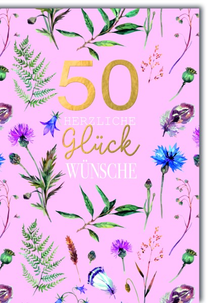 Zahlengeburtstag 50er