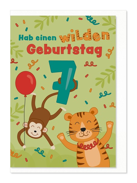 Zahlengeburtstag Kinder - 7er
