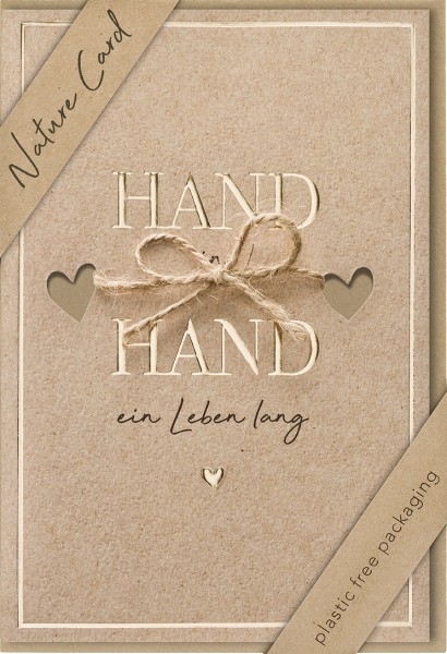 Hochzeit - Nature Card - Plastikfrei