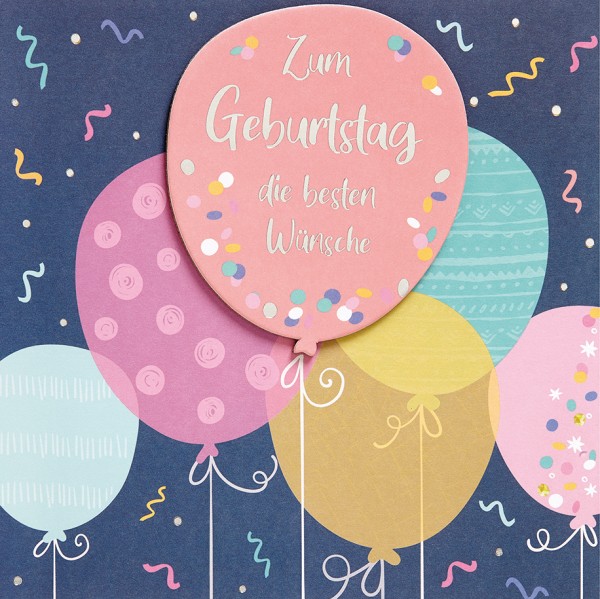 Geburtstag - Feelings Nature - Plastikfrei (Quadratisch)