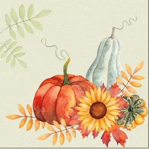 Serviette - Herbst
