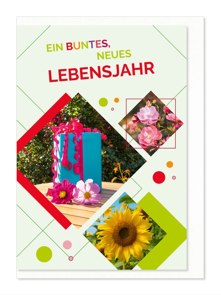 Geburtstag - Blume