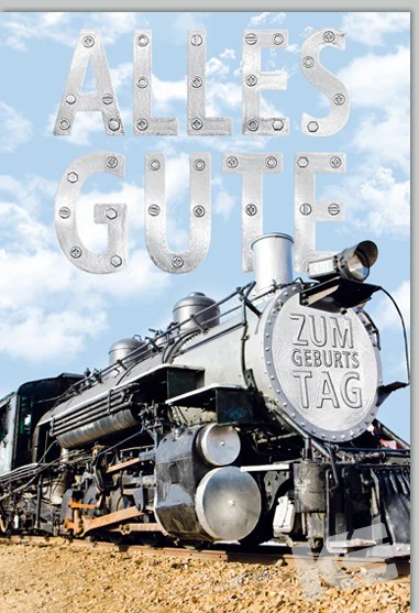 Geburtstag - Lokomotive