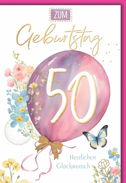 Zahlengeburtstag 50er