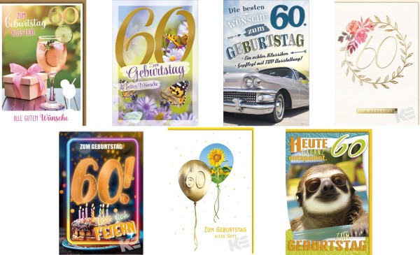 Online Serie Geburtstag 60er