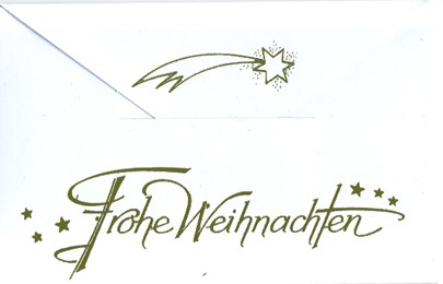 Weihnachten - Kuvert Mini