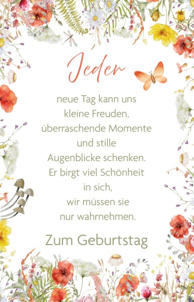 Geburtstag - Spruch