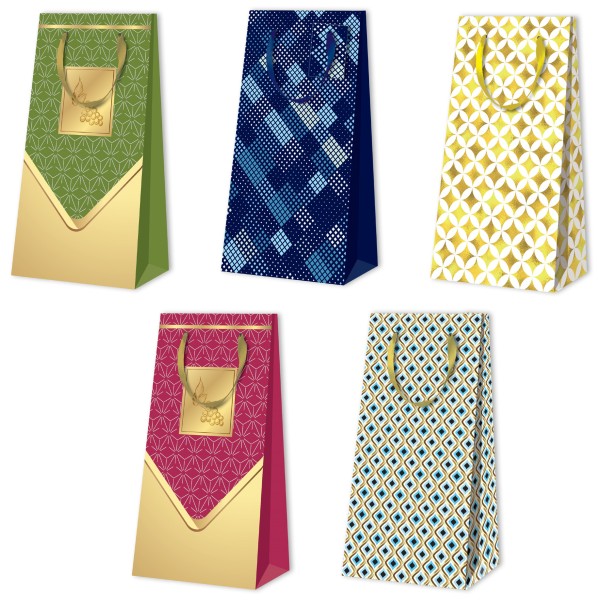 Tragtasche sortiert Doppelflasche