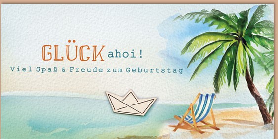 Geburtstag - Great Nature - Plastikfrei - langformat