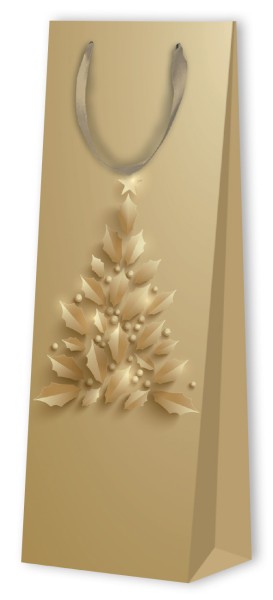 Tragtaschen Weihnachten Flasche