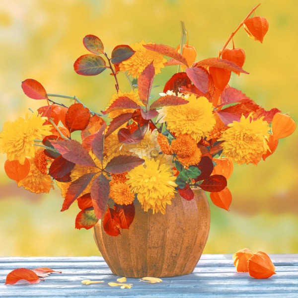Serviette - Blume