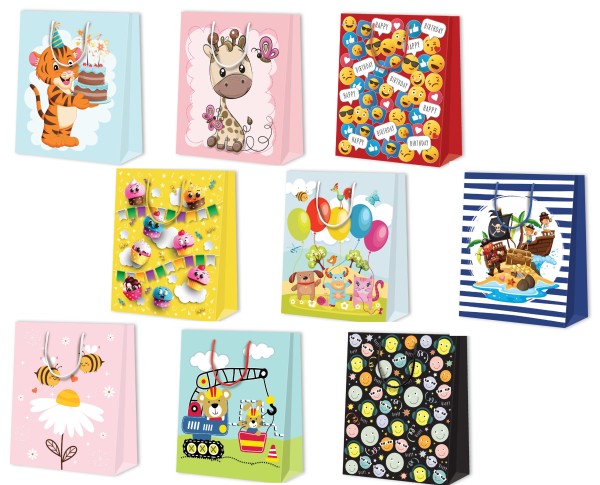Tragtasche sortiert A5 - Kinder