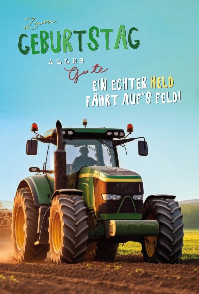 Geburtstag - Traktor