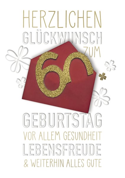 Zahlengeburtstag 60er