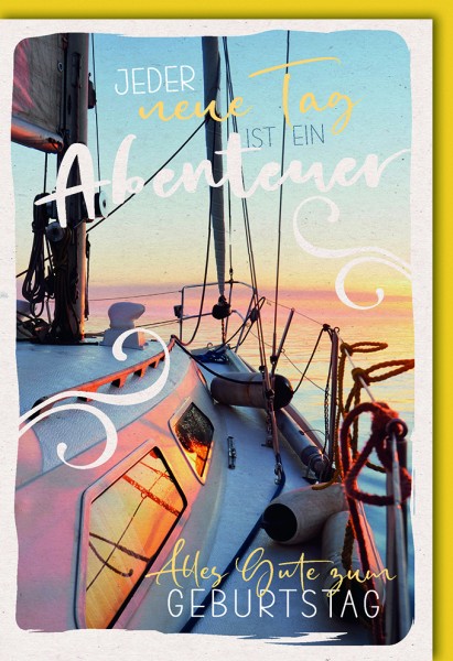 Geburtstag - Segeln