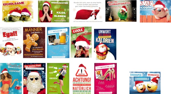 Postkarten Weihnachten