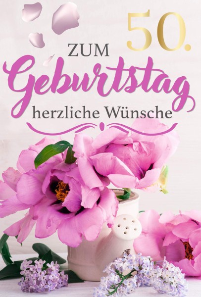 Zahlengeburtstag 50er