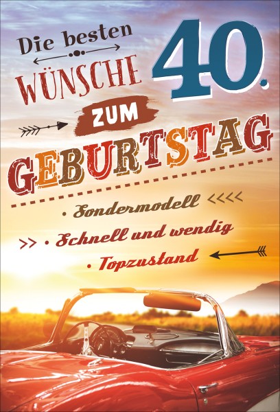 Zahlengeburtstag 40er