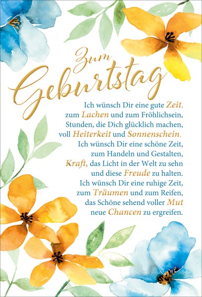 Geburtstag - Spruch