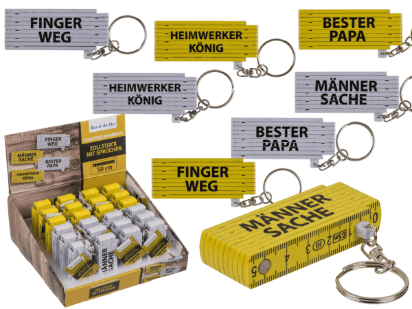 Zollstock mit Sprüchen