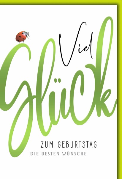 Geburtstag - Schrift