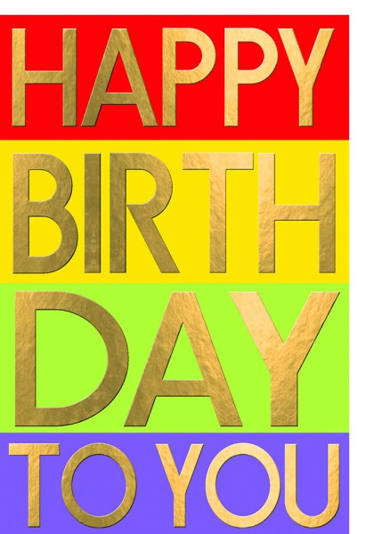 Geburtstag A4 - Format