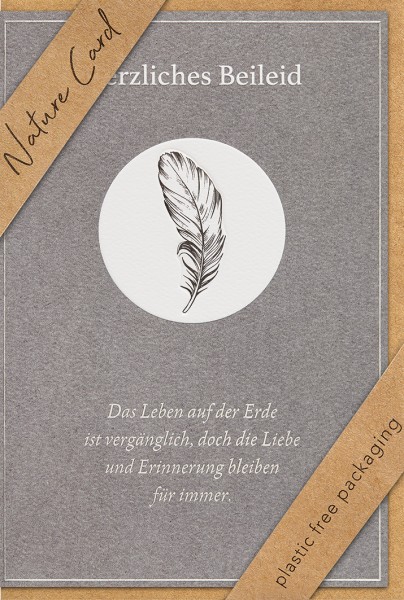 Trauer - Nature Card - Plastikfrei