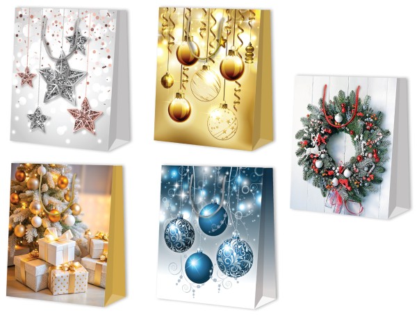 Weihnachten Tragtaschen sortiert A5