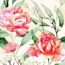 Serviette - Blume