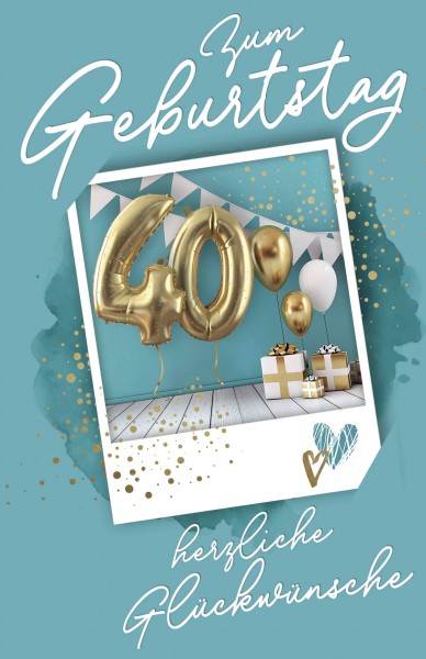 Zahlengeburtstag 40er