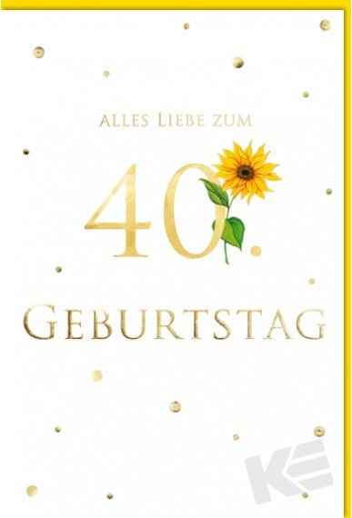 Zahlengeburtstag 40er