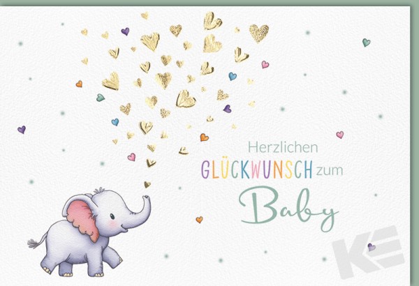 Baby - Beautiflul Green quer - Plastikfrei