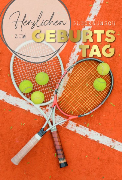 Geburtstag - Tennis